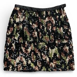 Jovani Sequin Mini Skirt -4